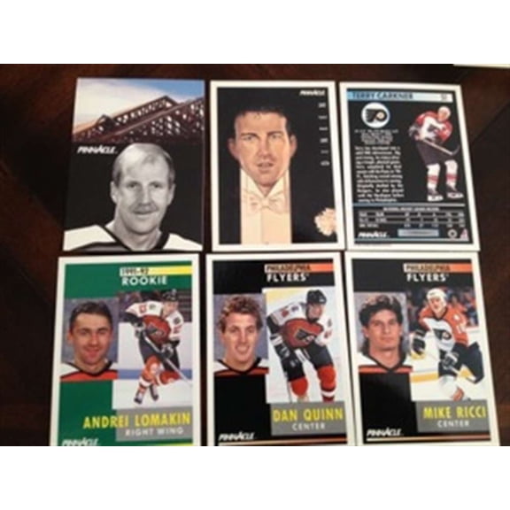 1991-92 Pinnacle Philadelphia Flyers Team Set 22 Cards Eric Lindros MINT