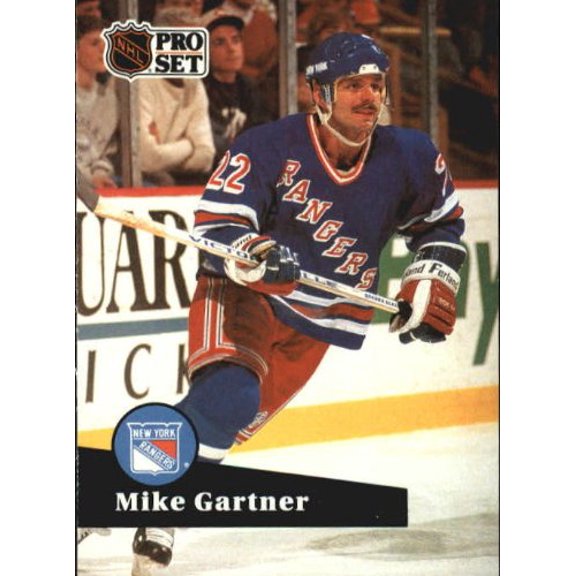 1991-92 Pro Set #167 Mike Gartner NHL Hockey Trading Card