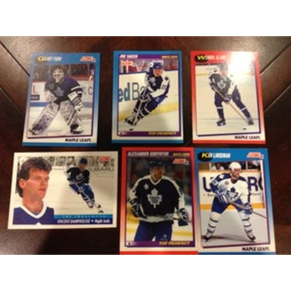 1991-92 Score Bilingual Toronto Maple Leafs Team Set 30 Cards Grant Fuhr MINT