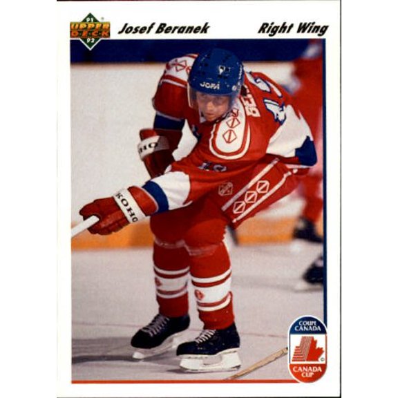 1991-92 Upper Deck #17 Josef Beranek CC RC NHL Hockey Trading Card