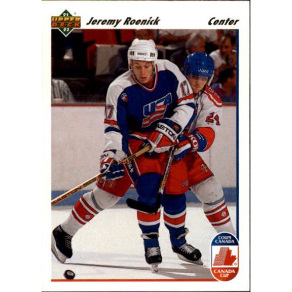 1991-92 Upper Deck #36 Jeremy Roenick CC NHL Hockey Trading Card