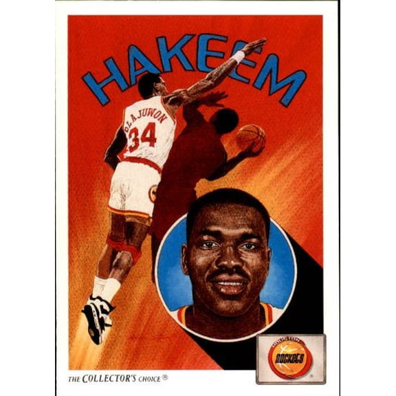 1991-92 Upper Deck #92 Hakeem Olajuwon TC NBA Basketball Trading Card Houston Rockets