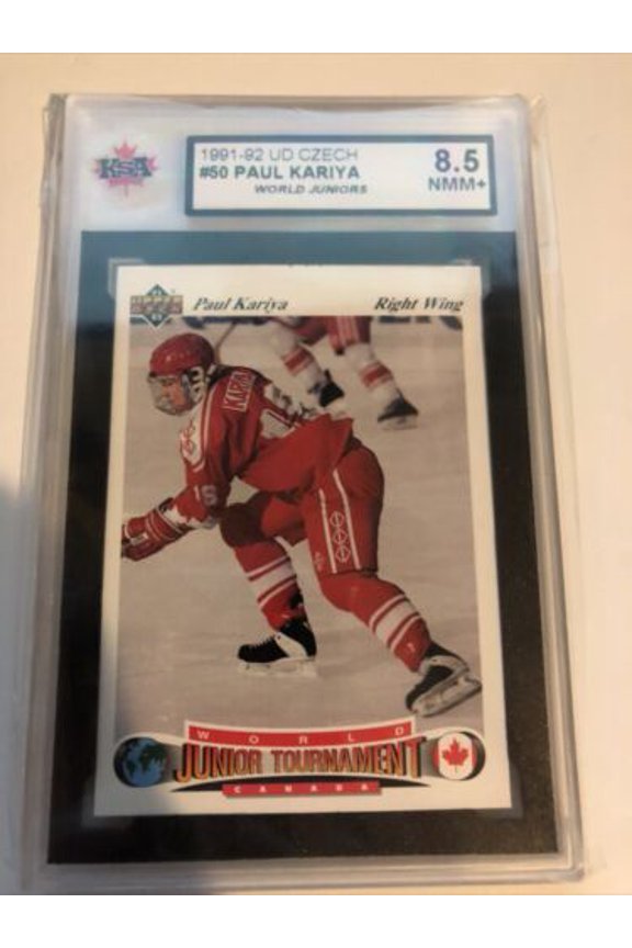 1991-92 Upper Deck Paul Kariya KSA 8.5