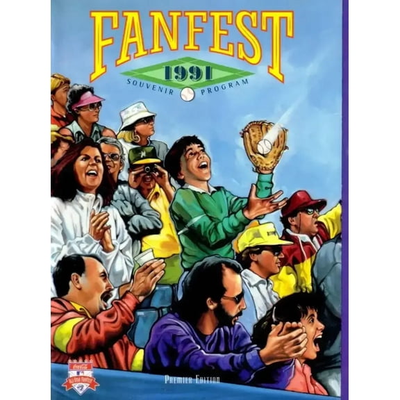 1991 All-Star Fanfest Commemorative program Map
