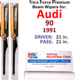 thumbnail image 1 of 1991 Audi 90 Performance Beam Wipers (Set of 2), 1 of 3