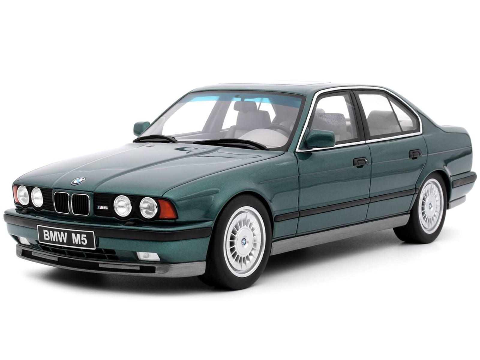 1991 BMW M5 E34 Lagoon Green Metallic Cecotto Limited Edition to 3000  pieces Worldwide 1/18 Model Car by Otto Mobile 