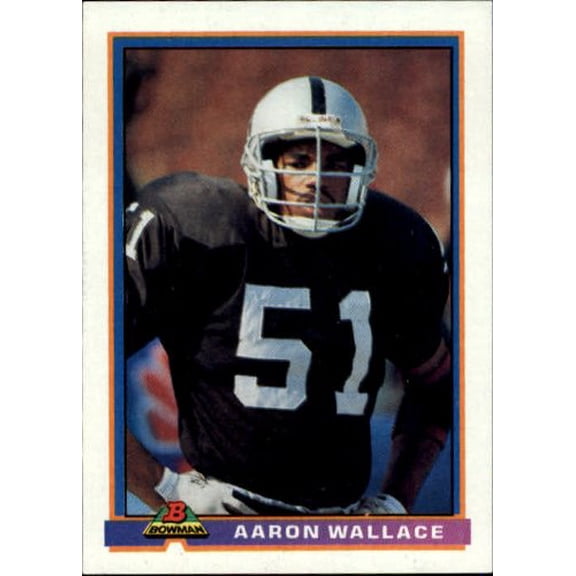 1991 Bowman #246 Aaron Wallace NFL Football Trading Card