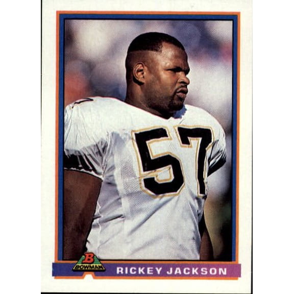 1991 Bowman #345 Rickey Jackson NFL Football Trading Card