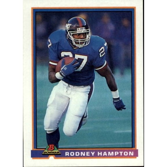 1991 Bowman #367 Rodney Hampton NFL Football Trading Card