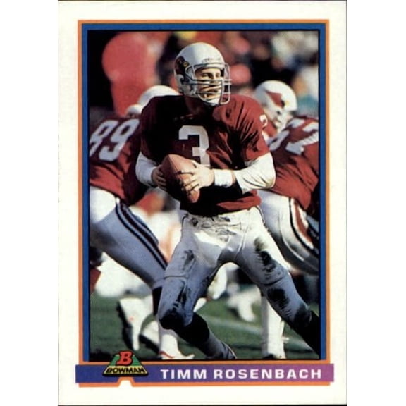 1991 Bowman #423 Timm Rosenbach NFL Football Trading Card