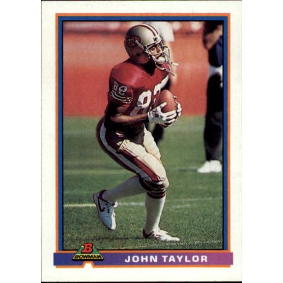 1991 Bowman #472 John Taylor NFL Football Trading Card
