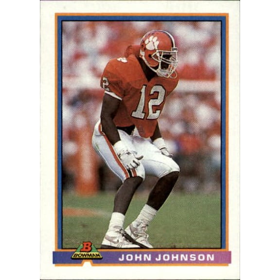 1991 Bowman #490 John Johnson RC NFL Football Trading Card