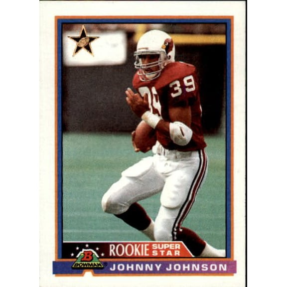 1991 Bowman #8 Johnny Johnson RS NFL Football Trading Card
