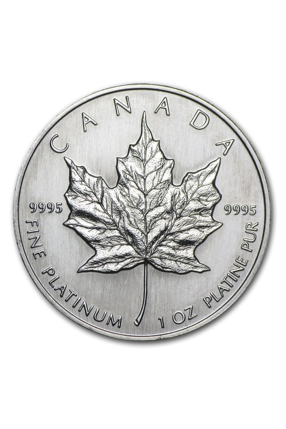 1991 Canada 1 oz Platinum Maple Leaf BU