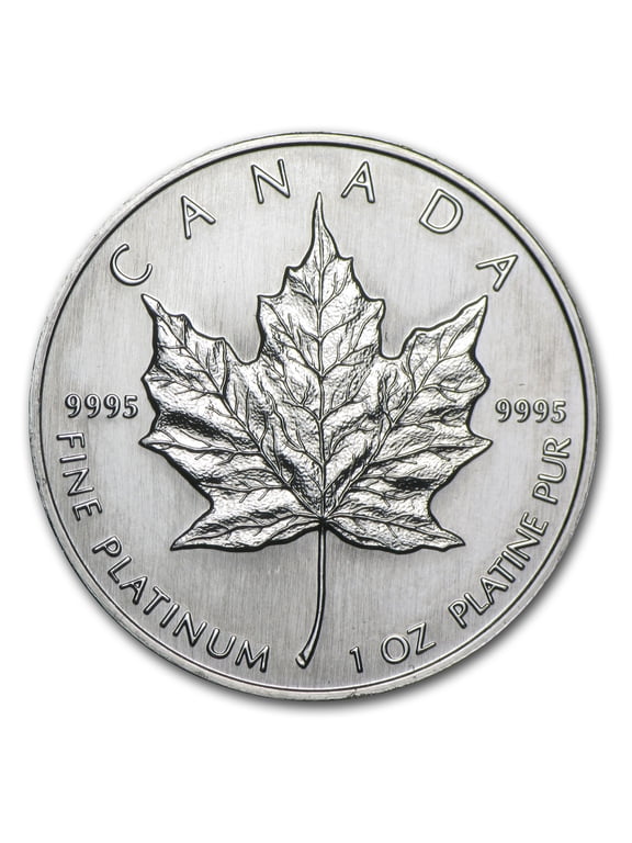 1991 Canada 1 oz Platinum Maple Leaf BU