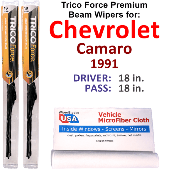1991 Chevrolet Camaro Performance Beam Wipers (Set of 2)