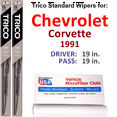 thumbnail image 1 of 1991 Chevrolet Corvette Wiper Blades (Set of 2), 1 of 3