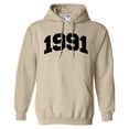 thumbnail image 1 of 1991 College Style Hoodie Sweatshirt Unisex Large Sand, 1 of 5