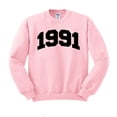 thumbnail image 1 of 1991 College Style Sweatshirt Unisex 2X-Large Pink, 1 of 5