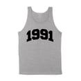 thumbnail image 1 of 1991 College Style Tank Top Unisex Small Grey, 1 of 5