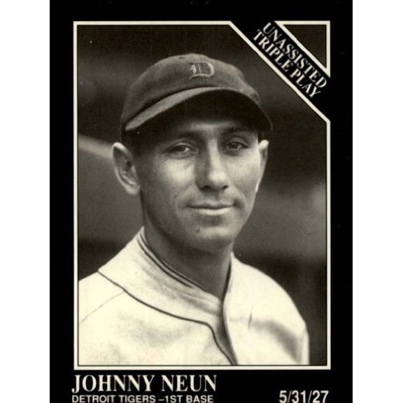 1991 Conlon TSN #204 Johnny Neun Triple Play MLB Baseball Trading Card