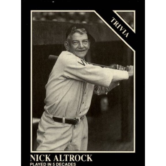 1991 Conlon TSN #226 Nick Altrock TRIV MLB Baseball Trading Card