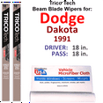 thumbnail image 1 of 1991 Dodge Dakota Beam Blade Wipers (Set of 2), 1 of 3