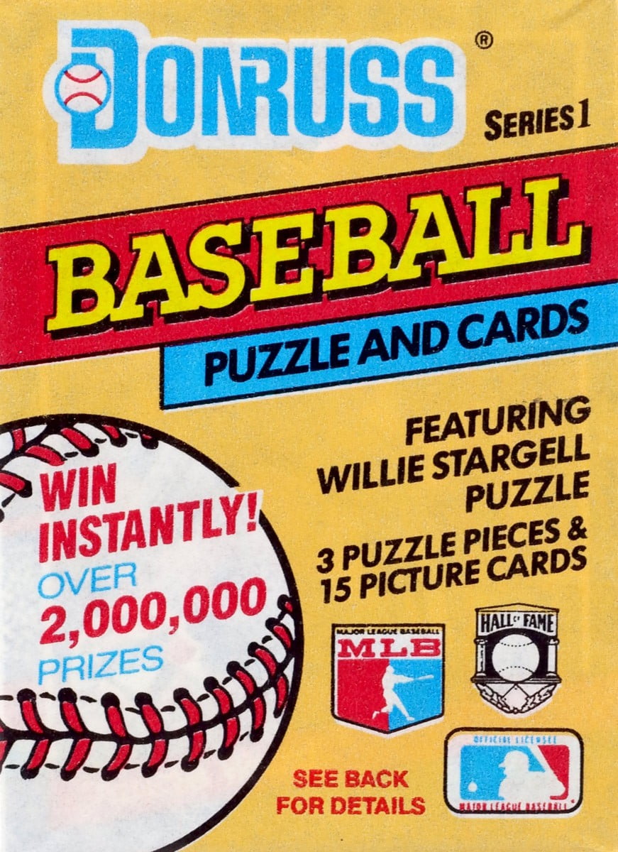 1991 Donruss Baseball Puzzle and Cards Series 1 Pack - Walmart.com