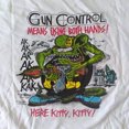 1991 Ed Roth RAT FINK Gun Control Parody Shirt Unisex Funny Men S5XL