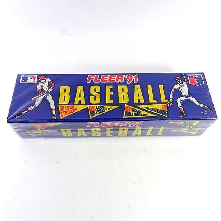 1991 Fleer Baseball Cards Box | 36 Unopened Packs, 14 Cards Per Pack, Includes Fleer Stickers