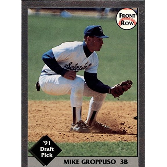 1991 Front Row Draft Picks Silver #39 Mike Groppuso Baseball Trading Card