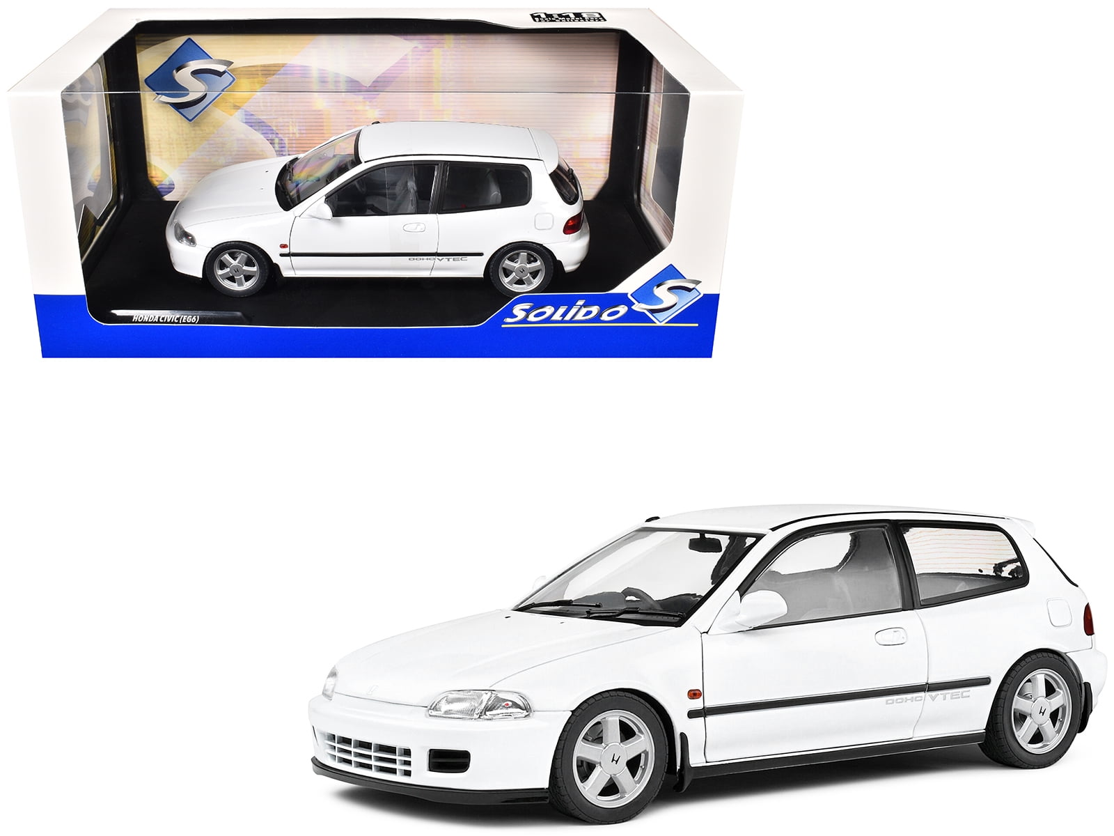 1991 Honda Civic (EG6) RHD (Right Hand Drive) Frost White 1/18