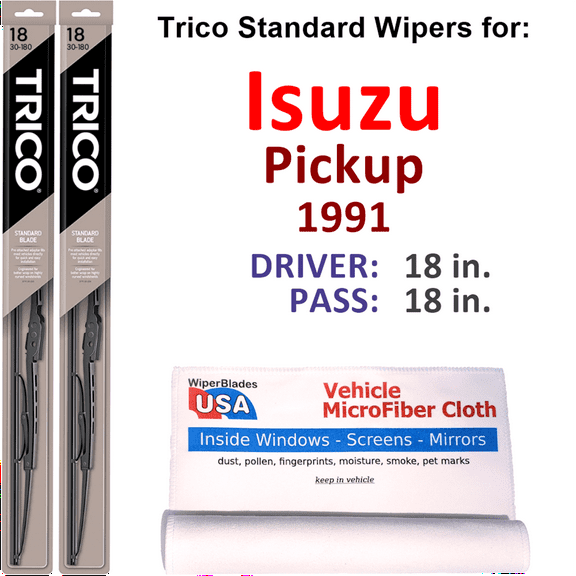 1991 Isuzu Pickup Wiper Blades (Set of 2)