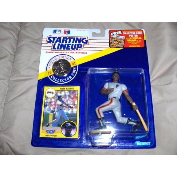 1991 Kenner Starting Lineup - MLB - Kevin Mitchell - San Francisco Giants
