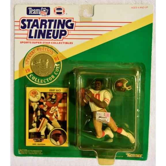 1991 Kenner Starting Lineup - NFL - Jerry Rice - S.F. 49ers