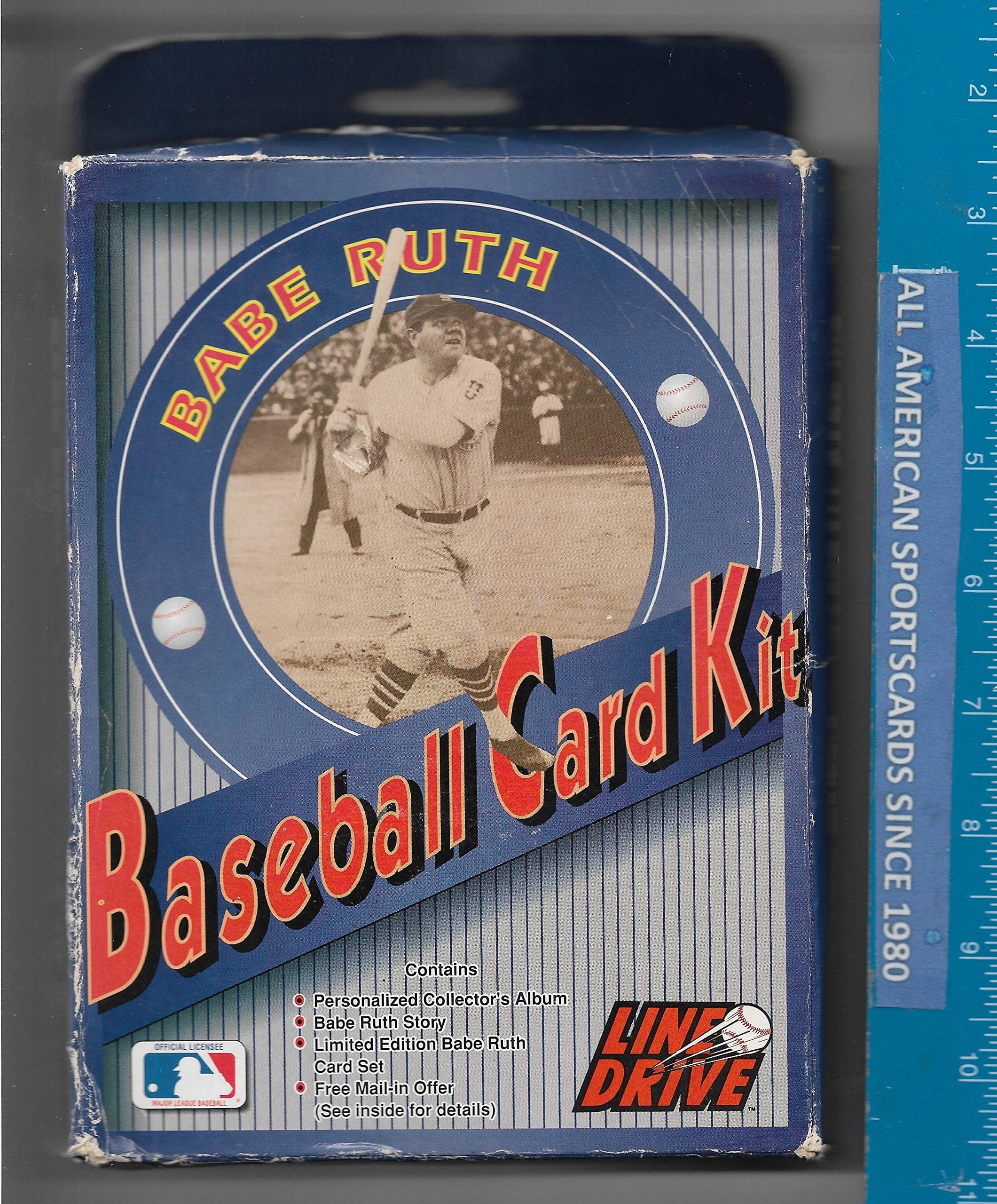 1991 LINE DRIVE BABE RUTH 20 CARD COMPLETE FACTORY SET WITH BINDER MINT ...