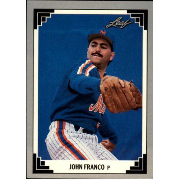 1991 Leaf #437 John Franco MLB Baseball Trading Card