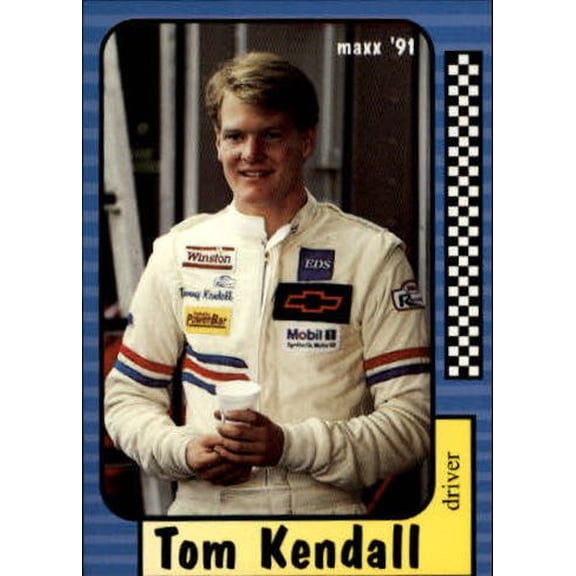 1991 Maxx #40 Tom Kendall Racing Trading Card