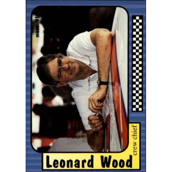 1991 Maxx #88 Leonard Wood Racing Trading Card