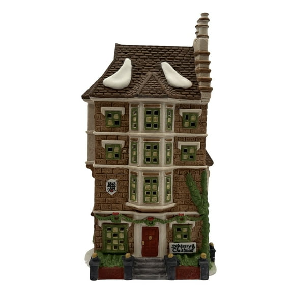 1991 Nephew Freds Flat Dickens Village Series Department 56 Christmas Village Building 5557-3