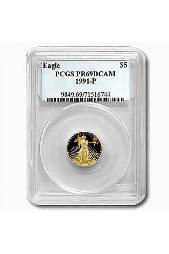 1991-P 1/10 oz Proof American Gold Eagle PR-69 DCAM PCGS