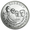 thumbnail image 1 of 1991-P Mount Rushmore $1 Silver Commem BU (Capsule only), 1 of 2