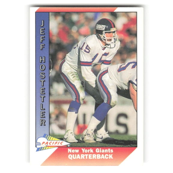 1991 Pacific #347 Jeff Hostetler NFL Football Trading Card