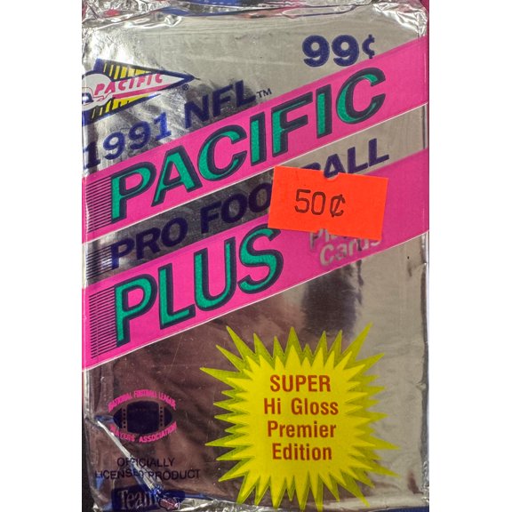 1991 Pacific Football Premier Edition Jumbo Pack