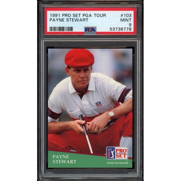 1991 Pro Set PGA Tour Payne Stewart #103 (PSA 9)