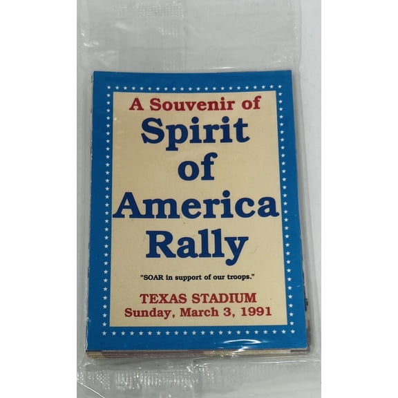 1991 Pro Set Spirit Of America Texas Stadium Military Trading Card Promo Set