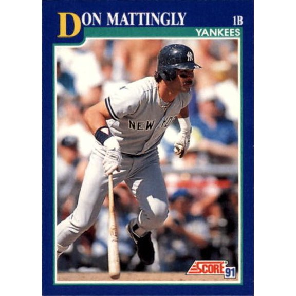1991 Score #23 Don Mattingly UER MLB Baseball Trading Card