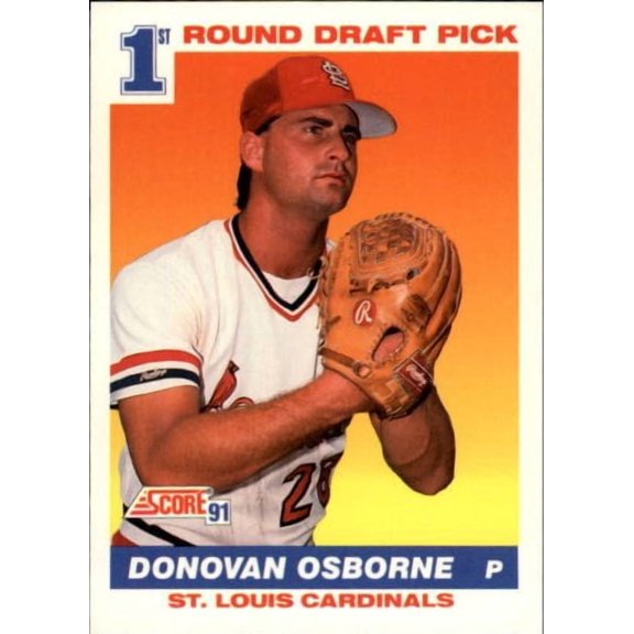 1991 Score #677 Donovan Osborne RC MLB Baseball Trading Card
