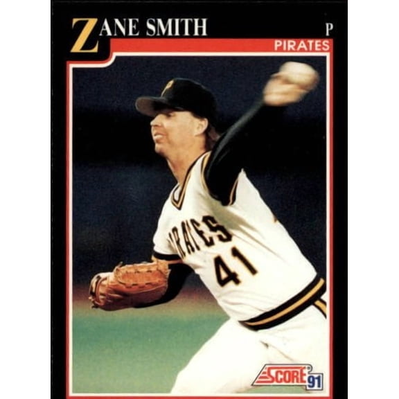 1991 Score #845 Zane Smith MLB Baseball Trading Card