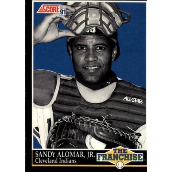 1991 Score #851 Sandy Alomar Jr. FRAN MLB Baseball Trading Card